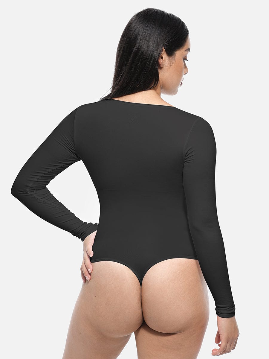 Body Gainant Manches Longues – Ligne Corset